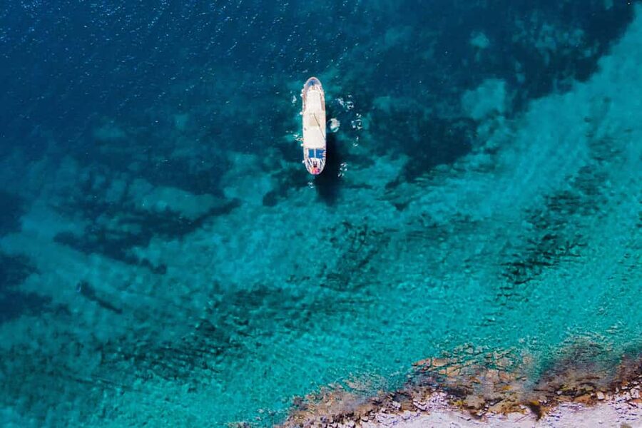 Split: Blue Lagoon Boat Party with Slide, Dj and After Party - Golden hour back to Split, then free club entry with your wristband