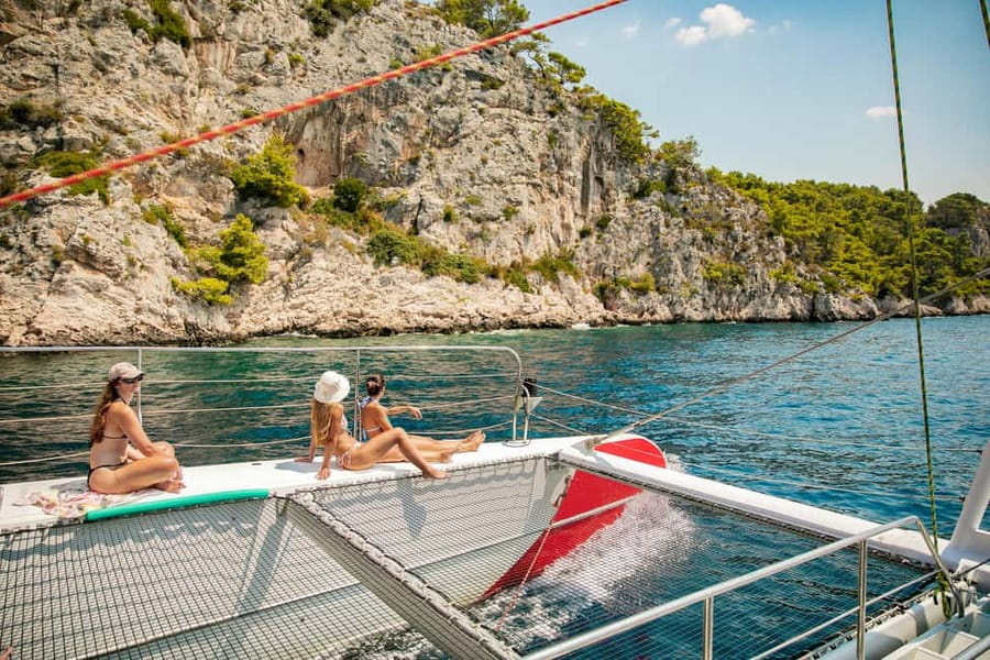 Split: Blue Lagoon & Trogir Boat Tour with Lunch and Drinks - Start From Split Dock 4, Then Let the Sea Do the Work