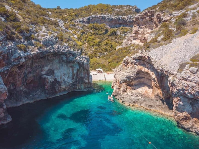 Split: Boat Tour to Blue Cave, Vis, Blue Lagoon, Hvar, Brač - Hvar Old Town: Old Streets, Walls, and Time for Lunch