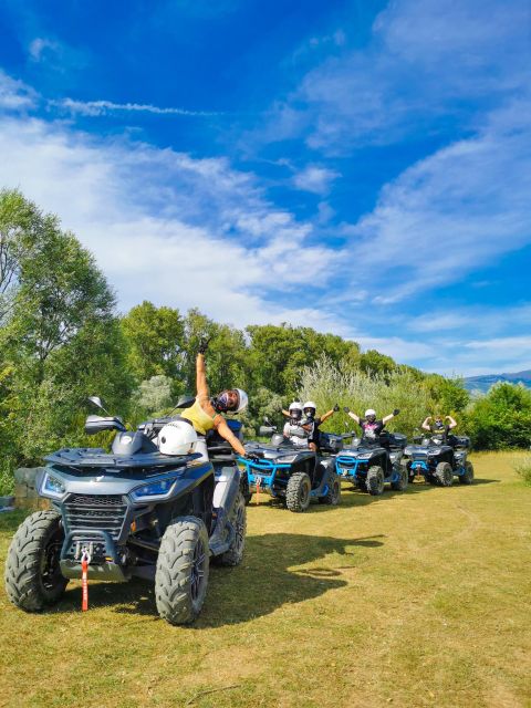 Split: Dalmatian Quad Tour with River Swimming & Picnic - Getting Set Up: Helmet, Gloves, and the Quad Bike Reality