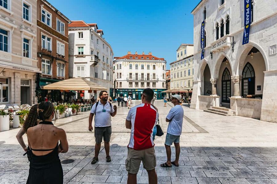 Split: Diocletian Palace & Old Town Guided Walking Tour - Fruit Square, Town Hall, and Benedictine Clues in the Streets