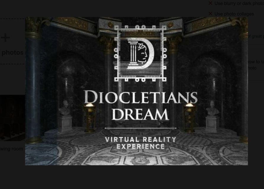 Split: Diocletian's Palace Virtual Reality Experience - The Best Way to Fit It Into Your Split Day