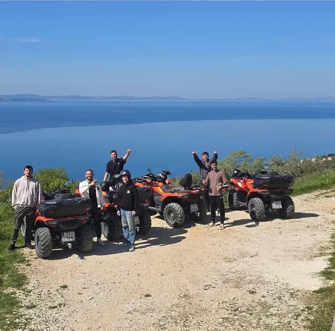 SPLIT: Guided ATV Tour Gornja Podstrana & Horses - The quad ride: 2.5 hours of real momentum, 3 hours on the booking