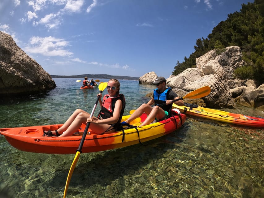 Split: Guided Sea Kayaking Tour with Snorkeling - Kayak time on the sea: what to expect about effort and pacing