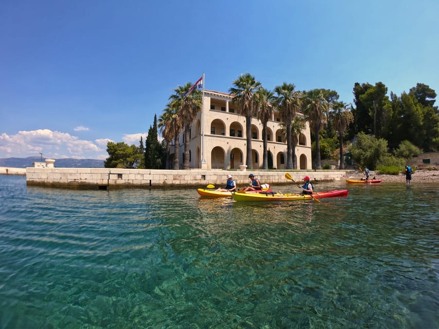 Split: Guided Sea Kayaking Tour with Snorkeling - Included gear and photos: what you are paying for in plain terms