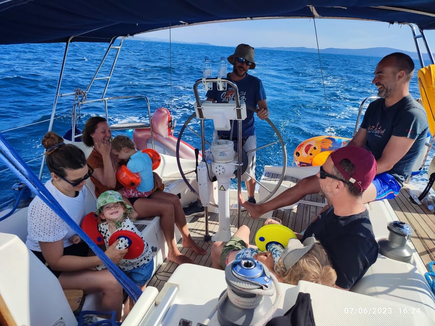 Split: Half Day Sailing Tour with Swim Stop, Snacks and Wine - Sailing Toward Brač, Then Following Wind to Coves and Beaches