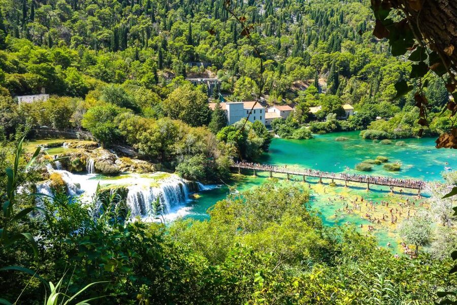 Split: Krka National Park Full-Day Tour with Wine Tasting - The river canyon boat ride to Skradin: a change of pace