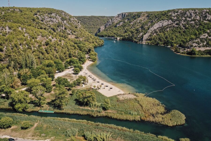 Split: Krka Waterfalls Tour, Boat Cruise, and Swimming - Skradin town: fortress views, lunch time, and your real swimming slot
