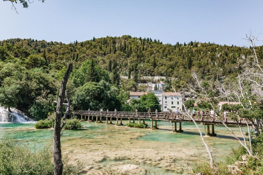 Split: Krka Waterfalls Trip with Boat Cruise and Swimming - Primošten Beach Time: Where the Swim Actually Happens