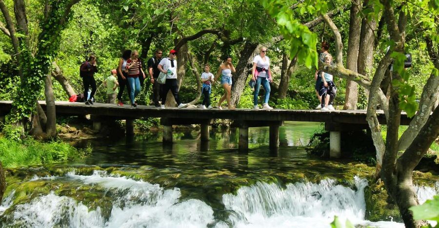 Split: Krka Waterfalls With Boat Cruise, Wine and Olive Oil - Skradin, old mills, and Europe’s first hydroelectric station