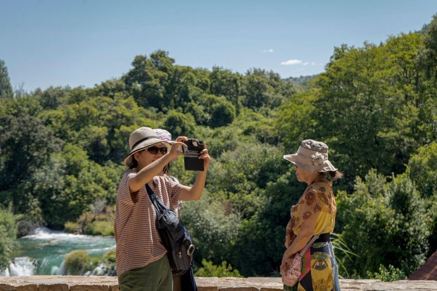 Split: Krka Waterfalls With Boat Cruise, Wine and Olive Oil - Krka National Park on foot: wooden walkways and big views