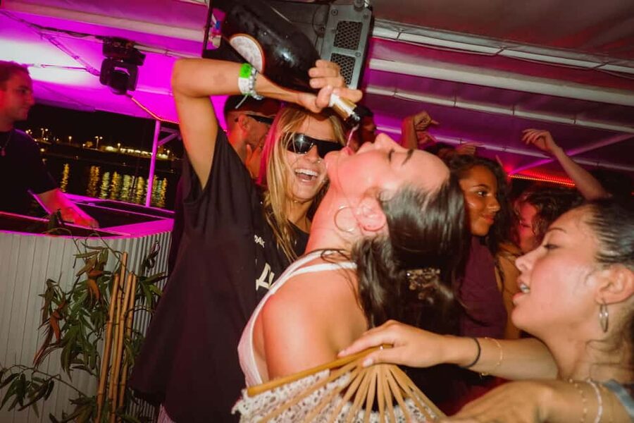 Split: Night Boat Party with Free Shots, Dj and After Party - Beach Club Stop: Where the Party Gets a Little More Relaxed