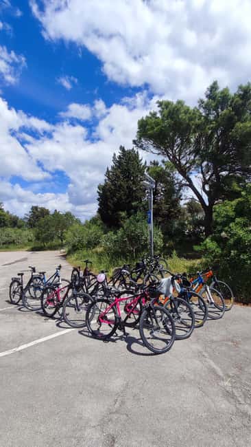 Split: Old Town and Marjan Park Bike Tour - Riva Promenade finish: easy access to food, coffee, and people-watching