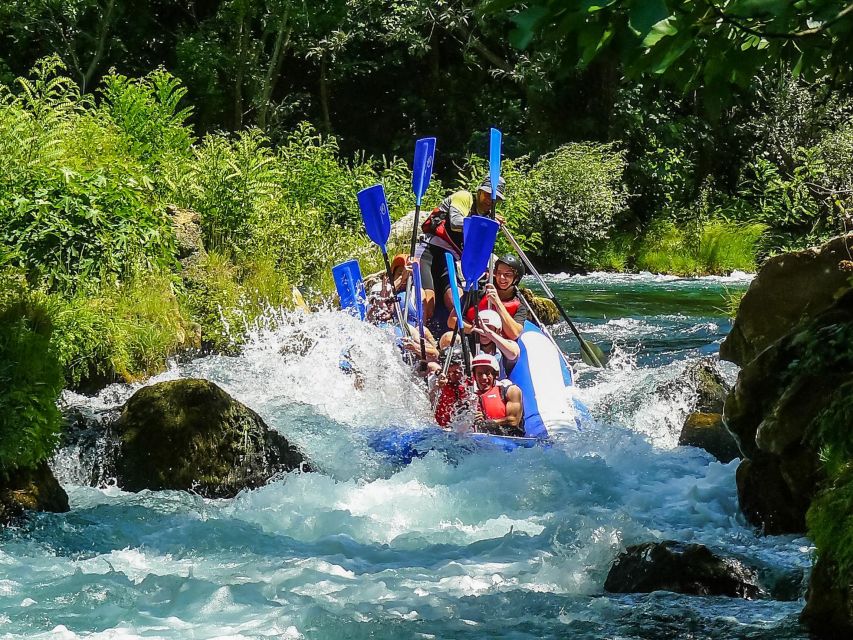 Split/Omiš: Cetina River Rafting with Cliff Jump & Swimming - Rapids Mix: Class 2 Then Class 3 (Good for Beginners, Still Fun)