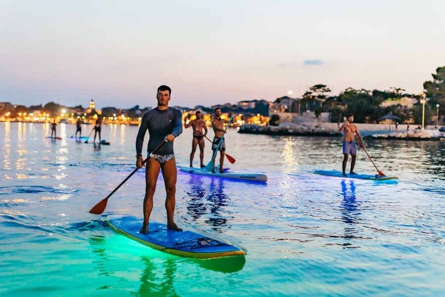 Split: Stand Up Paddleboard Night Glow Tour - Paddling Like a Beginner, Without the Stress