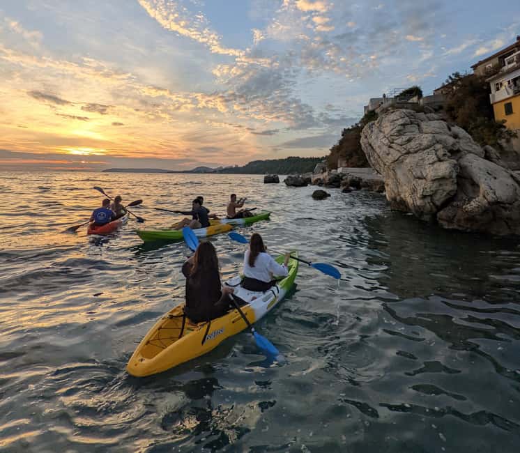 Split: Sunset Guided Kayaking Tour - The Real Route: River Glide, Then Open Sea Views at Golden Hour