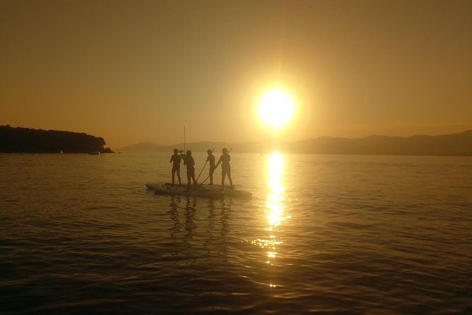 Split Sunset Stand Up Paddle Tour - The route flow: instruction, coastal exploring, then a swim and snorkeling break