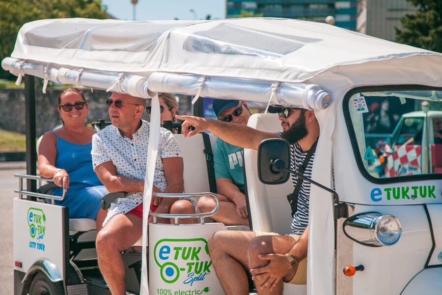Split: Top City Highlights Electric Tuk-Tuk Tour - Tito’s Villa and a big slice of Split’s art scene