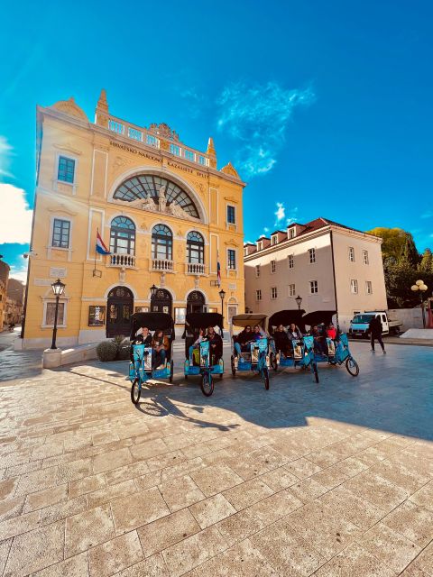 Split Tour in Private Electric Rickshaw - Riding Split’s front door: Riva, Republic Square, and the theater stop