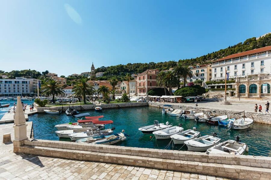 Split/Trogir: Blue Cave, Mamma Mia, Hvar and 5 Island Tour - The speedboat reality: jackets, life vests, and bumpy waves