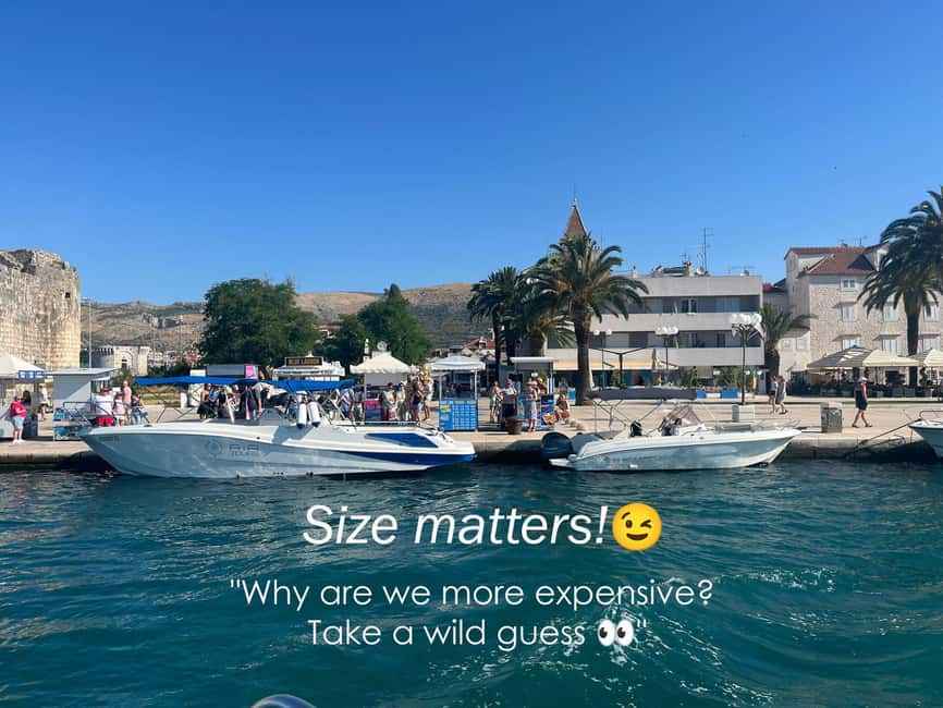 Split/Trogir: Half-Day(5 hours) 3-Island Speedboat Adventure - Meeting in Trogir or Split, Then Getting Out on the Water