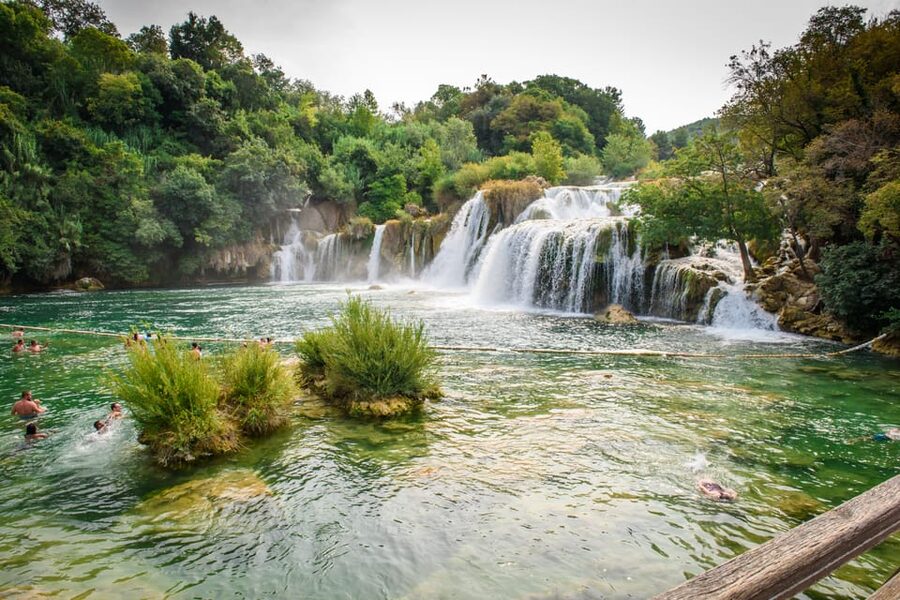 Split/Trogir: Krka National Park Day Trip & Boat to Skradin - Getting from Split or Trogir: pickup, bus comfort, and what to do on the way