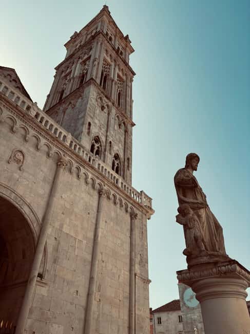 Split: Trogir Open Top Bus Trip + Free Split Walking Tour - Walking UNESCO Trogir Old Town: narrow streets, forts nearby, and a real sense of layers