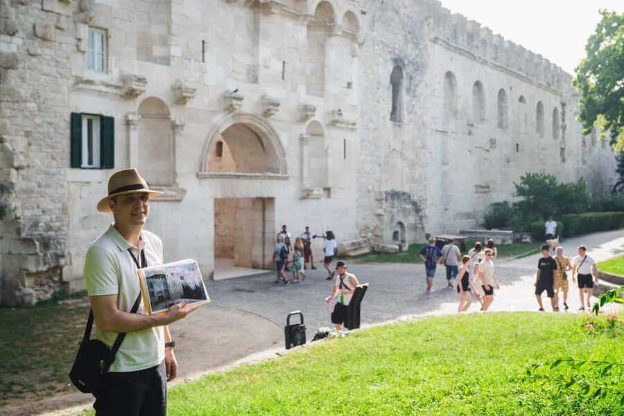 Split: Walking tour of Split with a 'Magister' of History - Meet at the Bronze Gate, then step into Split’s Roman “front door”