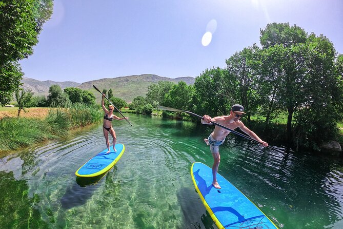 Stand Up Paddle adventure in Split - River Žrnovnica Meets the Sea: Where the Scenery Changes