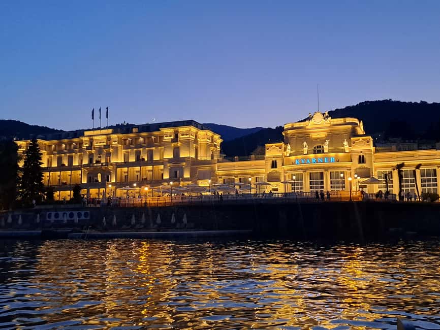 Sunset or Swim Ride Opatija on Madonnina Boat Tour - The swim stop: 30 minutes at sea in front of the first Adriatic hotel