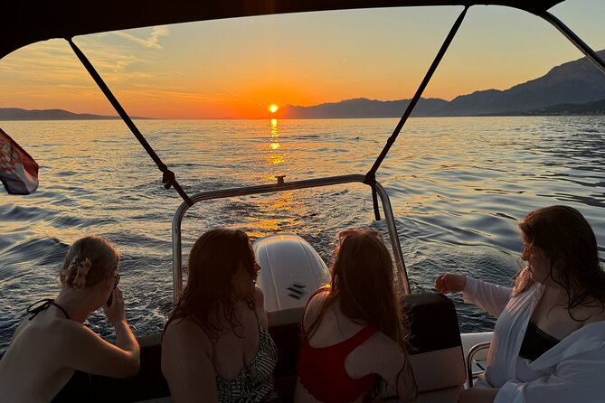 Sunset Speedboat Tour in Makarska with swim stop on island Brač - Makarska to Brač: the first 25 minutes for “from the sea” views