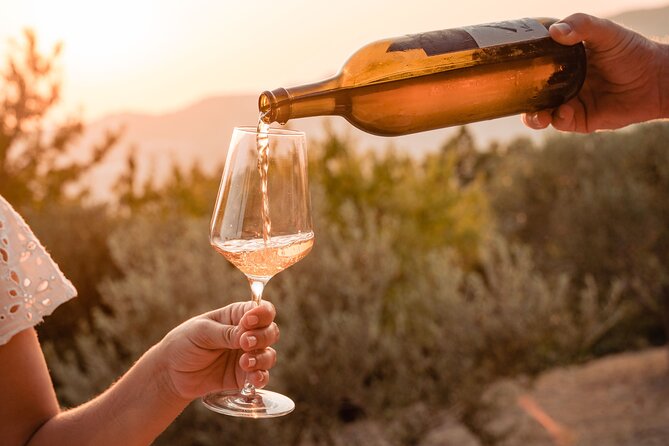 Sunset wine tasting in vineyard - How the walk works, and what the view is like