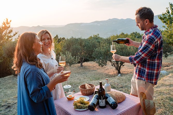 Sunset wine tasting in vineyard - What the food and extras include (and what is different in the drinks)