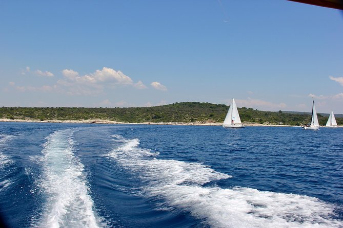 Three Islands Private Speedboat Tour With Blue Lagoon Stop - Blue Lagoon on Krknjaši: the main swim stop with a snack or cocktail