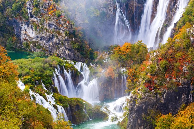 Transfer from Zagreb to Split with Entry Ticket to Plitvice Lakes - The included cruise, boat ride, and electric train moments