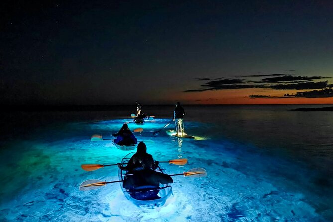 Transparent Kayak Night Glow Experience from Pula - Meeting at Verudela: Where Your Evening Starts