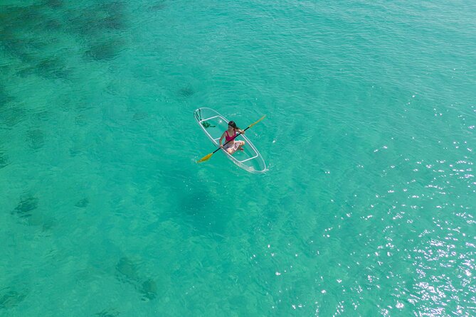 TRANSPARENT KAYAKING or SUP-ing AROUND ISLANDS - What you get: snorkeling gear, GoPro photos, and a real lunch packet