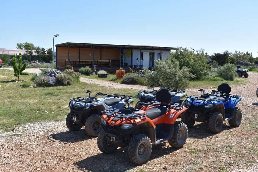 Trogir, Žedno: Čiovo Island 100% Off-Road Quad ATV Tour - Two tour lengths: what changes on the 3-hour ride