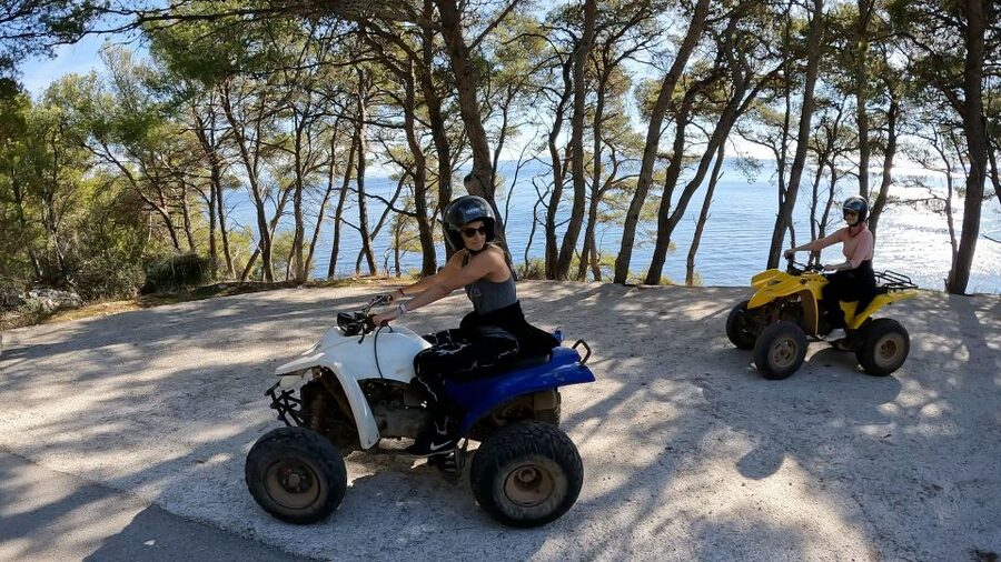 Trogir, Žedno: Čiovo Island 100% Off-Road Quad ATV Tour - Swimming, dust, and what to pack so you feel comfortable