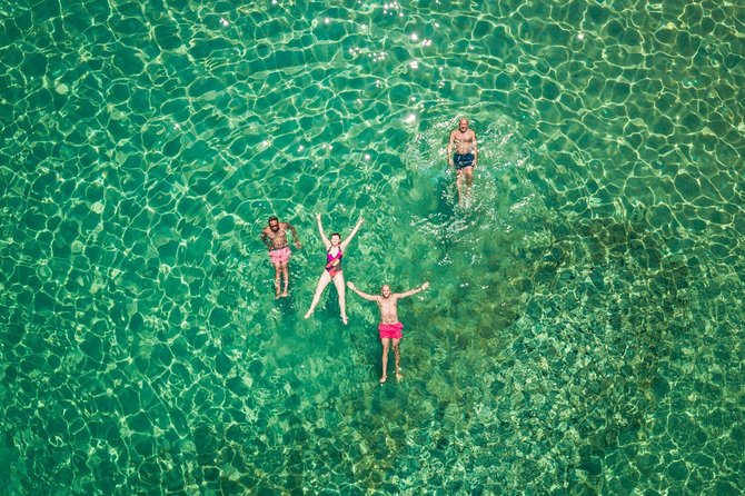 Unique Blue Cave and 5 islands tour from Trogir and Split - Budikovac Island and swimming that breaks up the pace