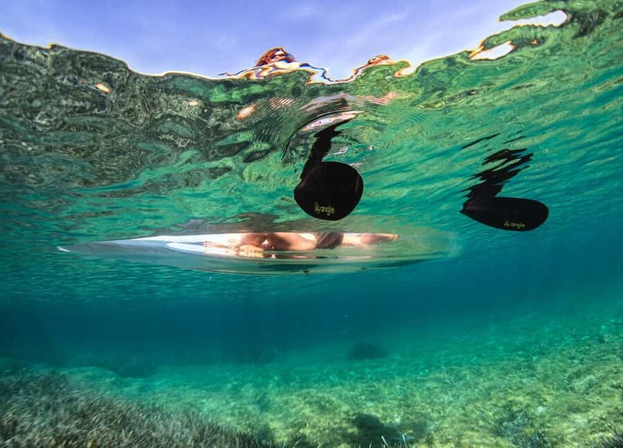 Verudela: Clear Kayak Rentals - The transparent kayak setup: stable, clear, and built for comfort