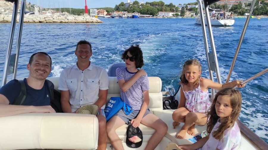 Vrsar: Dolphin-Watching Sunset Adventure with Speedboat - Dolphin etiquette on the water: what the guide teaches you to do