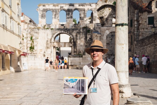 Walking Tour of Split with a 'Magister' of History - Temple of Jupiter: spotting Roman construction quirks without buying a ticket