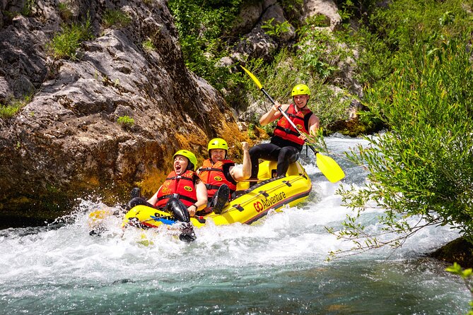 Whitewater Rafting on Cetina River from Split or Šestanovac - Swim Stop and the Beat Between Rapids