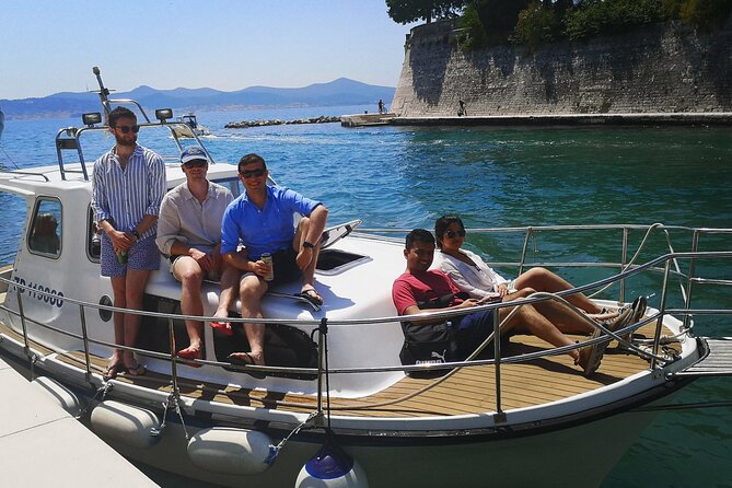 Zadar 2 Islands Hopping and Snorkeling during half day boat tour - Preko stop: sandy beach time with an island, not a viewpoint