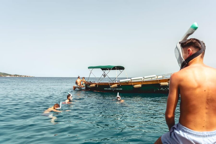 Zadar: 3 Islands Snorkeling Cruise with Prosecco - The “Secret Stop” for Swimming and Snorkeling (45 Minutes)