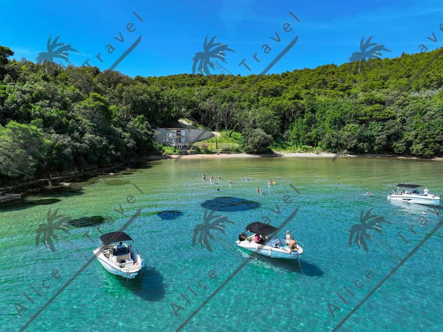 Zadar: 3-Stop Blue Lagoon & Snorkeling Cruise with Drinks - Stop 2: Ugljan Island Village Time, Walks, Swim Breaks, and Quick Bites
