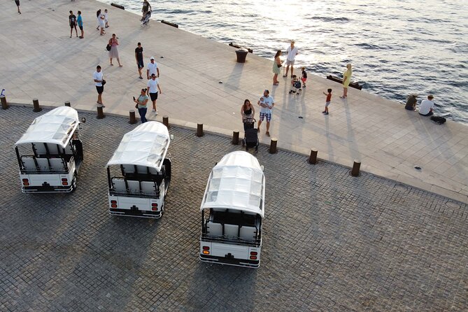 Zadar: City and Wine Tour in Zadar with Eco Tuk Tuk - Kolovare Beach Promenade: Start With Sea Air and Easy Views