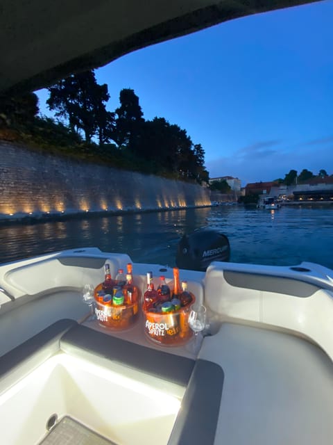 Zadar: Golden Hour Cruise RIB Tour Island Dinner Stop & Swim - Drinks and music: what’s included, and how it feels in real life