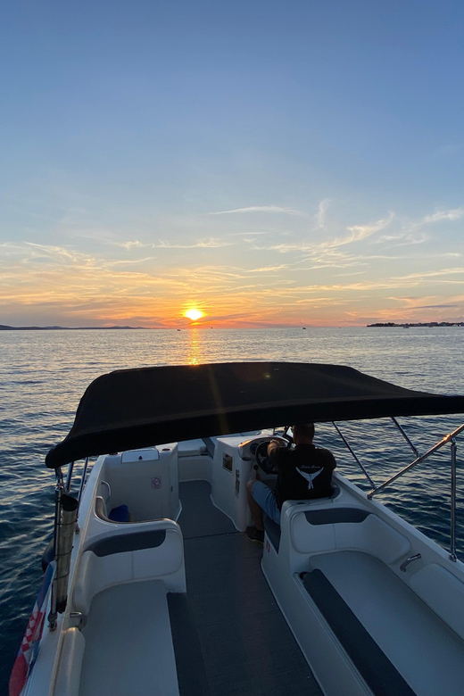 Zadar: Golden Hour Cruise RIB Tour Island Dinner Stop & Swim - Meeting at Molo Branimira, then out on the water quickly